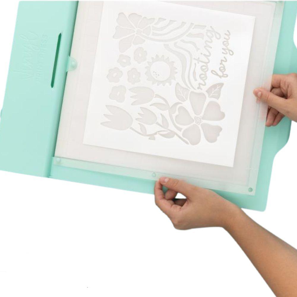 Vinyl Print Press All-In-One Kit / Kit Prensa de Impresión de Vinil Serigrafìa We R Memory Keepers