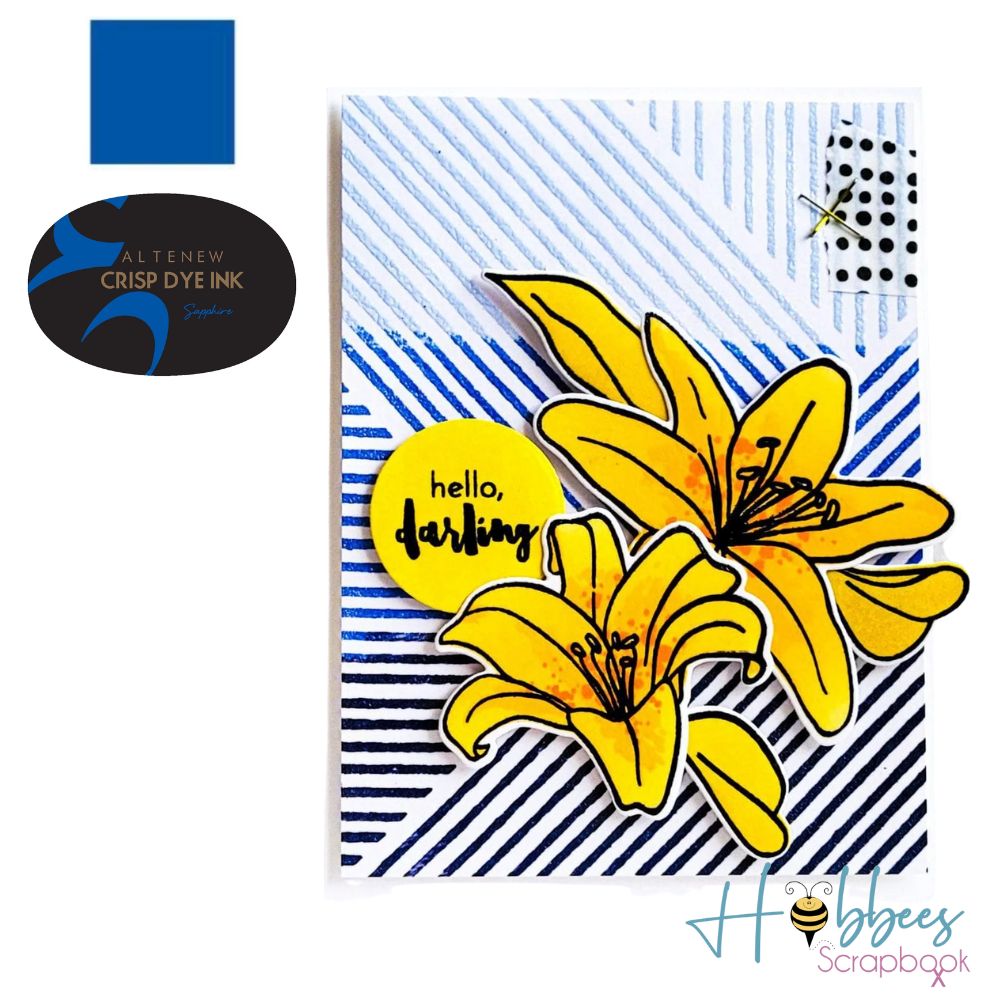 Sapphire Crisp Dye Ink / Tinta para Sellos Azul Zafiro Descontinuado Altenew