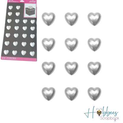 Pearl Heart Gems / Gemas Adhesivas de Corazón Aperladas Stickers Jolee&