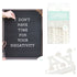 White 1" Letters / Letras Blancas Para Tablero Accesorios DCWV