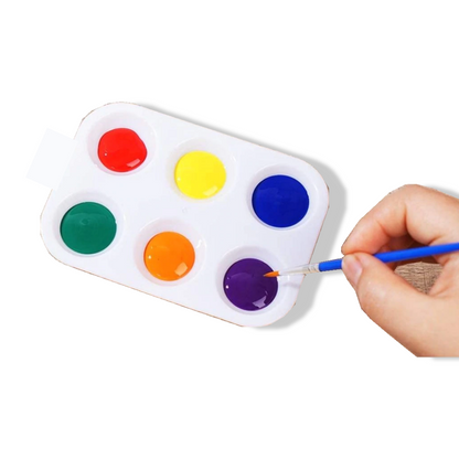 White Plastic Palette / Paleta Blanca Para Pintura Herramientas Cousin