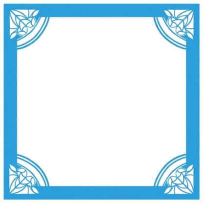 Embossalicious Art Deco Frame 8&quot; x 8&quot; / Folder de Grabado Grande Esquinas Decoradas Folders de Grabado Crafter&