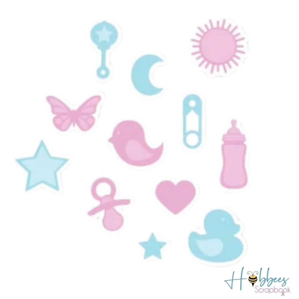 Baby Accessories Die / Suaje de Corte de Bebés Descontinuado Crafter&