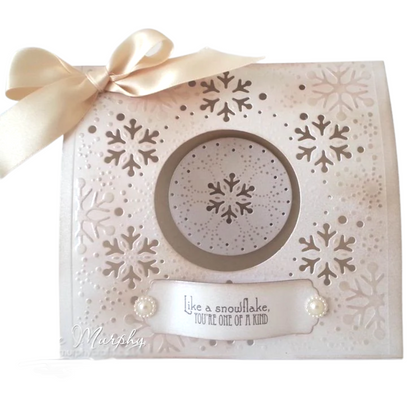 Suaje de Corte Para Hacer Fondos Grandes de Copo de Nieve / Softly Falling Dados de Corte / Suajes / Troqueles Crafter&