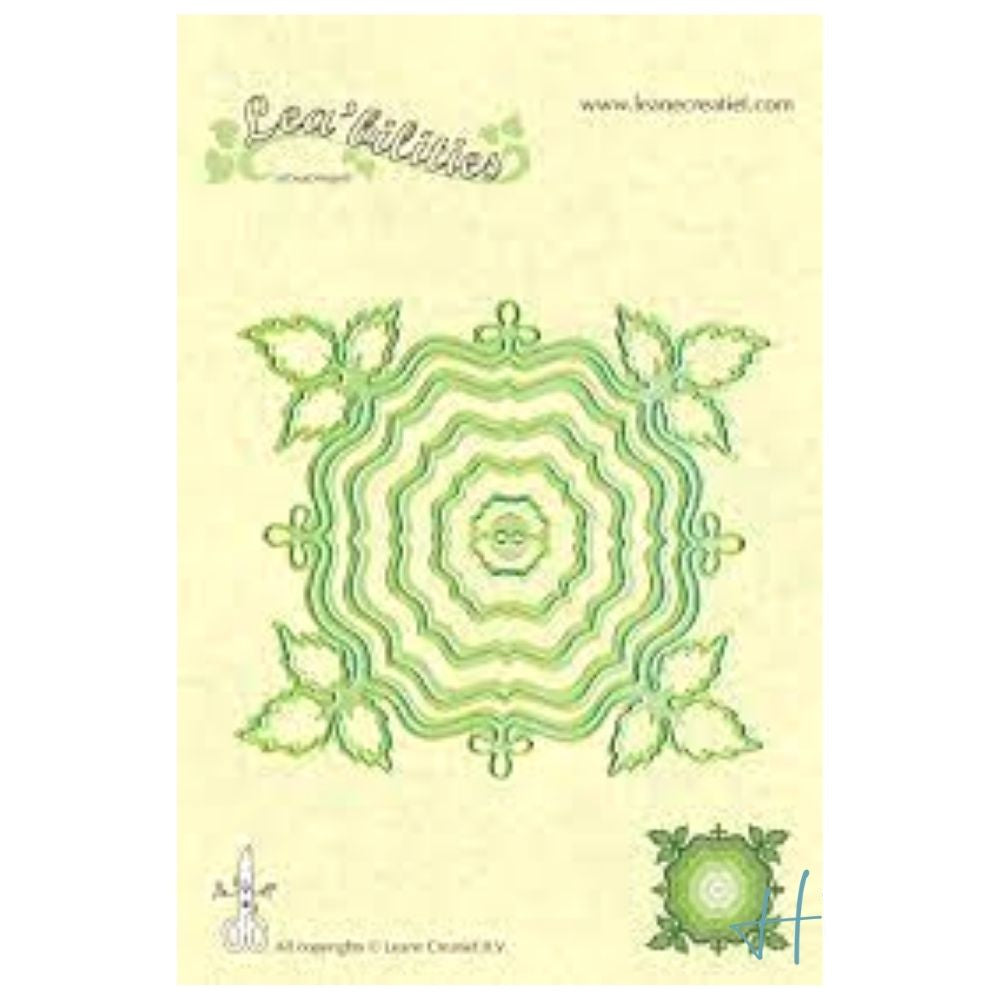 Suaje de Corte de Marco de Hojas / Frame Leave Dados de Corte / Suajes / Troqueles Leane Creatief