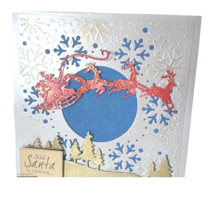 Suaje de Corte Para Hacer Fondos Grandes de Copo de Nieve / Softly Falling Dados de Corte / Suajes / Troqueles Crafter&