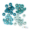 Standard Eyelets Aqua / Ojillos Estandar Agua Eyelets, Ojilos We R Memory Keepers