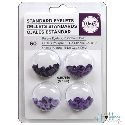 Standard Eyelets Purple / Ojillos Estándar Morados Adornos / Embellishments We R Memory Keepers