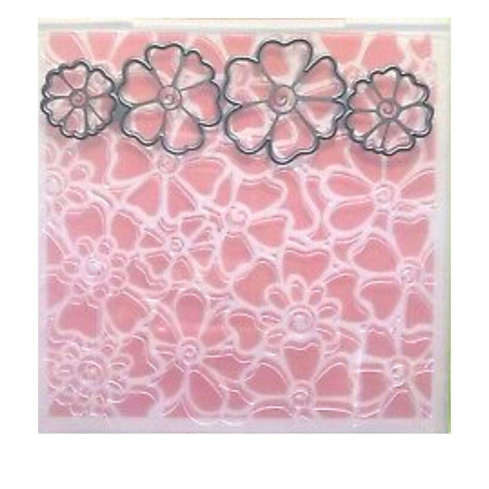 Embossing Folder &amp; Die Poppies / Suajes y Folder de Grabado de Amapola Dados de Corte / Suajes / Troqueles Leane Creatief