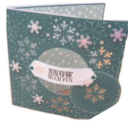 Suaje de Corte Para Hacer Fondos Grandes de Copo de Nieve / Softly Falling Dados de Corte / Suajes / Troqueles Crafter&