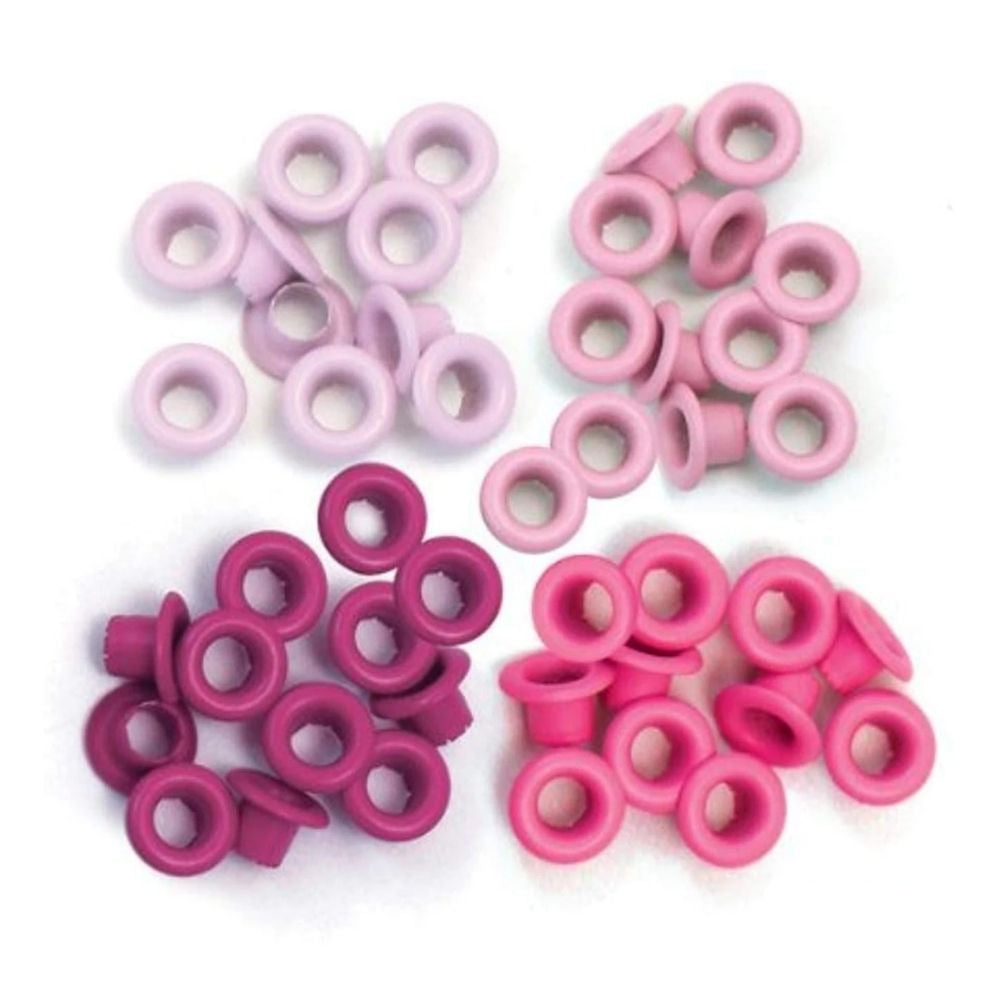 Standard Eyelets Pink / Ojillos Estándar Rosas Adornos / Embellishments We R Memory Keepers