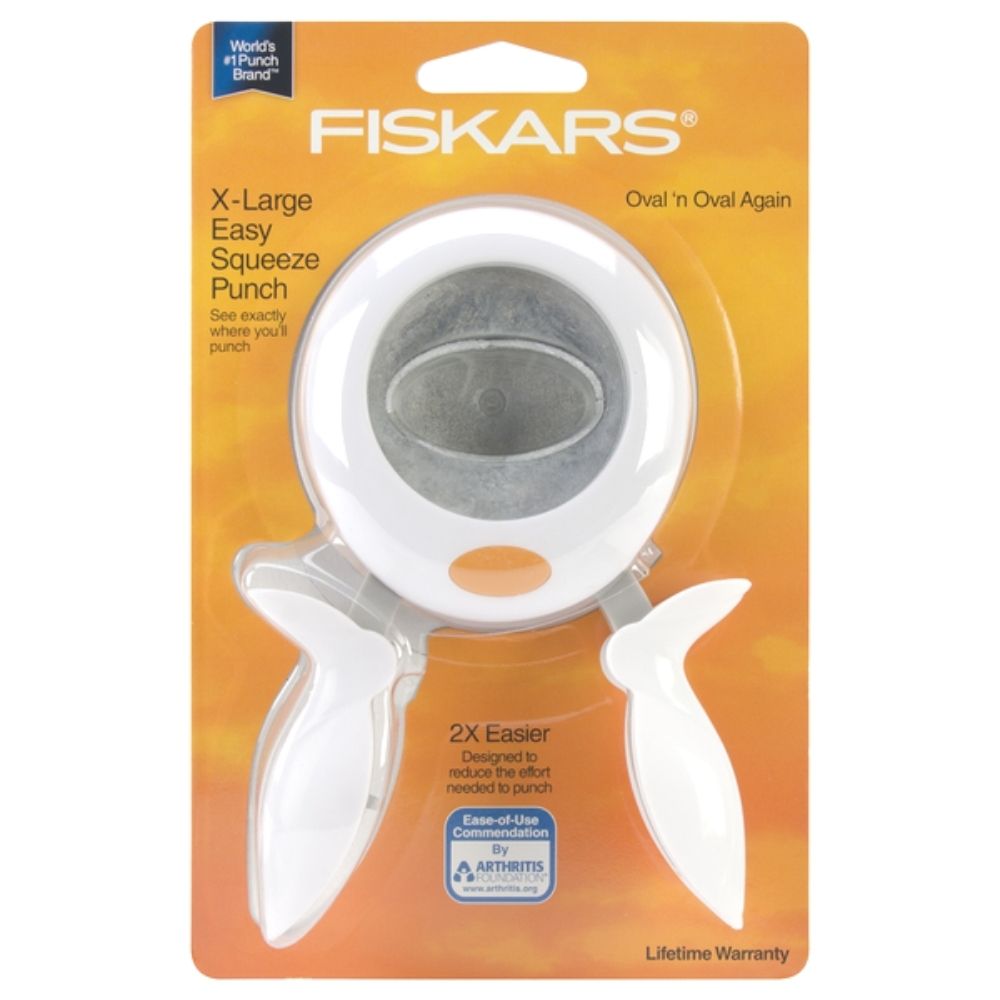 Squeeze Punch Oval X-Large 2" / Perforadora de Ovalo Liso Descontinuado Fiskars