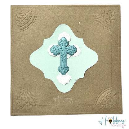 Embossalicious Art Deco Frame 8&quot; x 8&quot; / Folder de Grabado Grande Esquinas Decoradas Folders de Grabado Crafter&