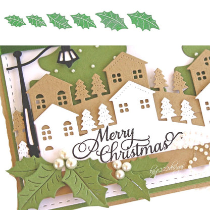 Suaje de Corte de Hojas / Holly Leaves Descontinuado Cheery Lynn Designs
