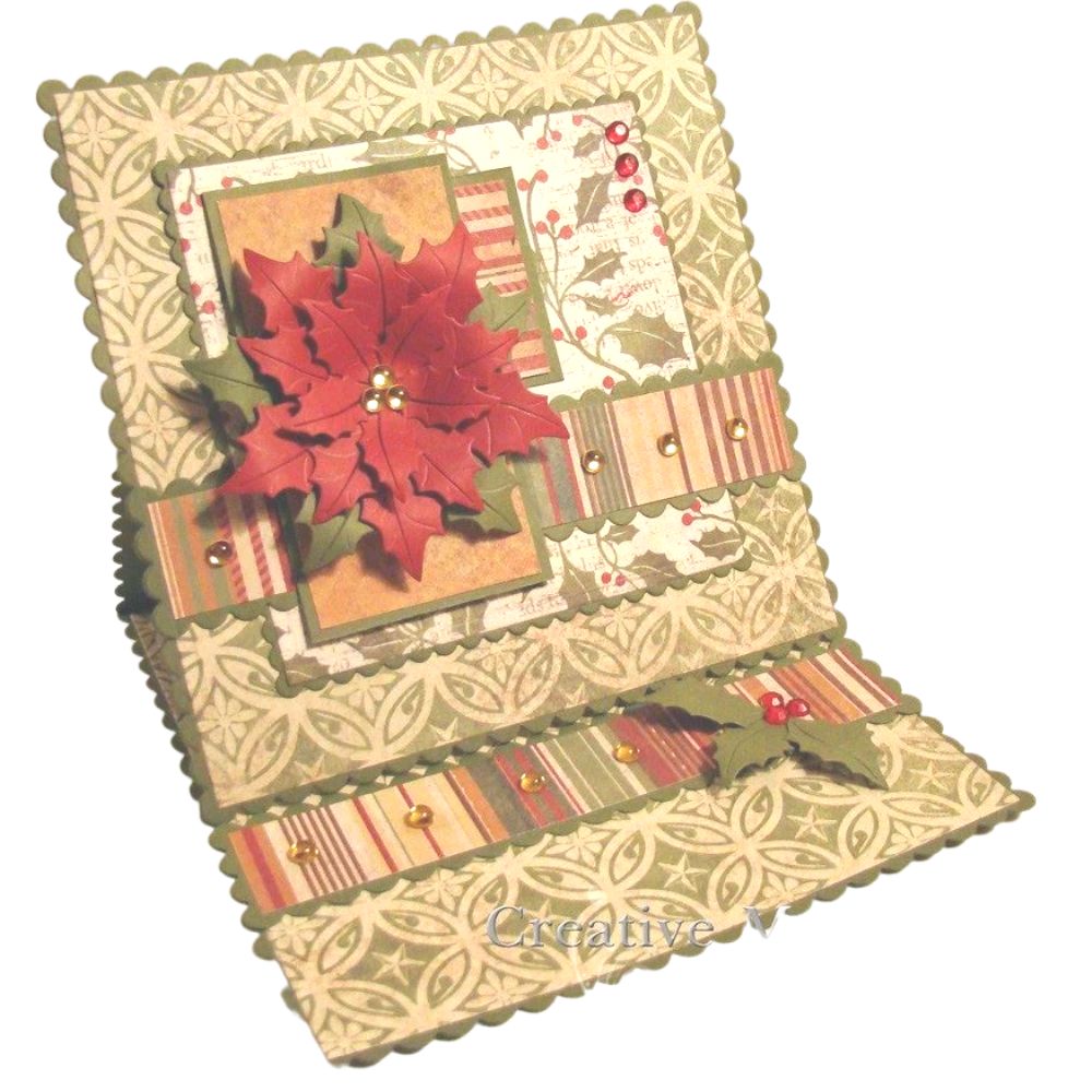 Suaje de Corte de Hojas / Holly Leaves Descontinuado Cheery Lynn Designs