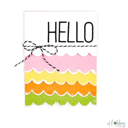 Swirls &amp; Scallops Embossing Folders / Folders de Grabado Remolinos y Escalopas Descontinuado We R Memory Keepers