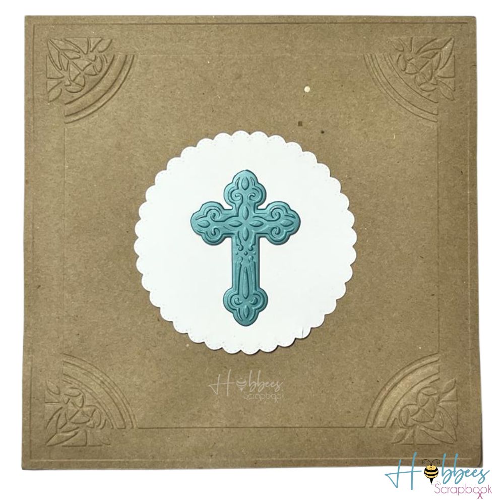 Embossalicious Art Deco Frame 8&quot; x 8&quot; / Folder de Grabado Grande Esquinas Decoradas Folders de Grabado Crafter&