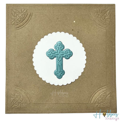 Embossalicious Art Deco Frame 8&quot; x 8&quot; / Folder de Grabado Grande Esquinas Decoradas Folders de Grabado Crafter&