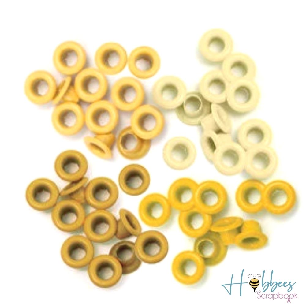 Standard Eyelets Yellow / Ojillos Estándar Amarillos Adornos / Embellishments We R Memory Keepers