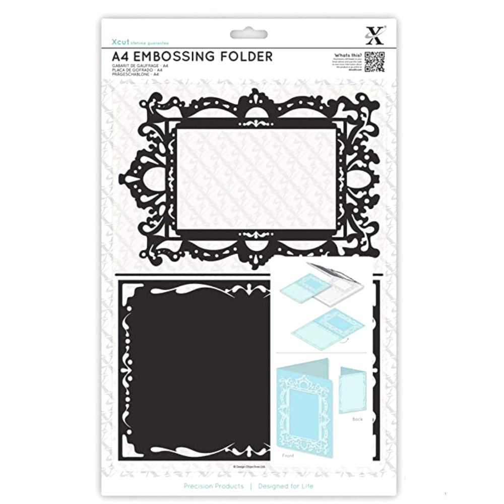 XL Ornate Frame / Folder de Grabado Marco de Encaje Grande Folders de Grabado XCut