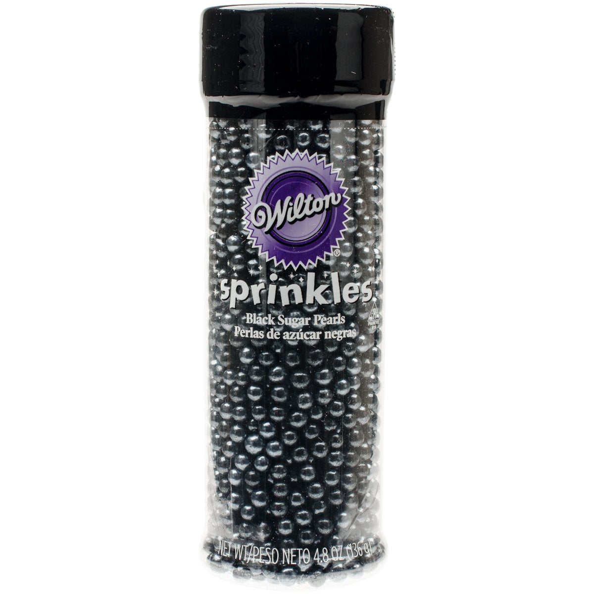 Pearl Sprinkles Black Pearl / Perlas de Azúcar Comestibles Negro Aperlado Descontinuado Wilton