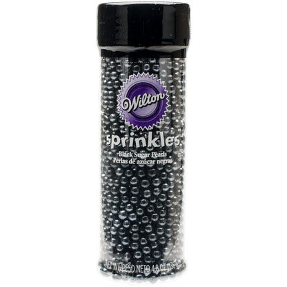 Pearl Sprinkles Black Pearl / Perlas de Azúcar Comestibles Negro Aperlado Descontinuado Wilton
