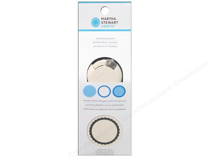 Perforadora de 3 en 1 Círculo Escalopa y Liso / Layering Punch Scalloped Circle Descontinuado Martha Stewart