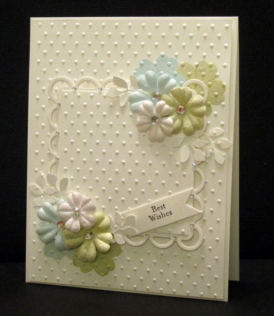 Spotted Cardstock 6" x 6" / Block de Cartulina Texturizada 15.2 x 15.2 cm Descontinuado Core&