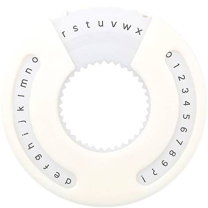 LabelIT Font Wheel San Serif Large / Label It Rueda de Letras Descontinuado We R Memory Keepers