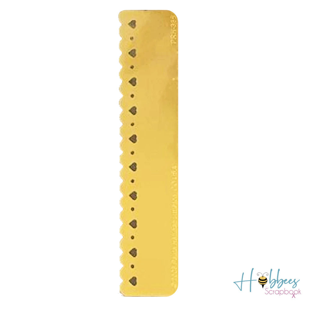 Shadow Love Stencil / Estencil de Borde de Corazón Esténciles / Plantillas Heritage HandCrafts