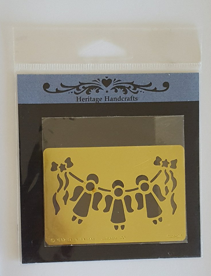 Angels Stencil / Esténcil de Angeles Esténciles / Plantillas Heritage HandCrafts