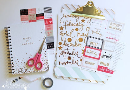 Memory Planner Kit / Kit Planificador para Memorias Agendas y Journals Heidi Swapp
