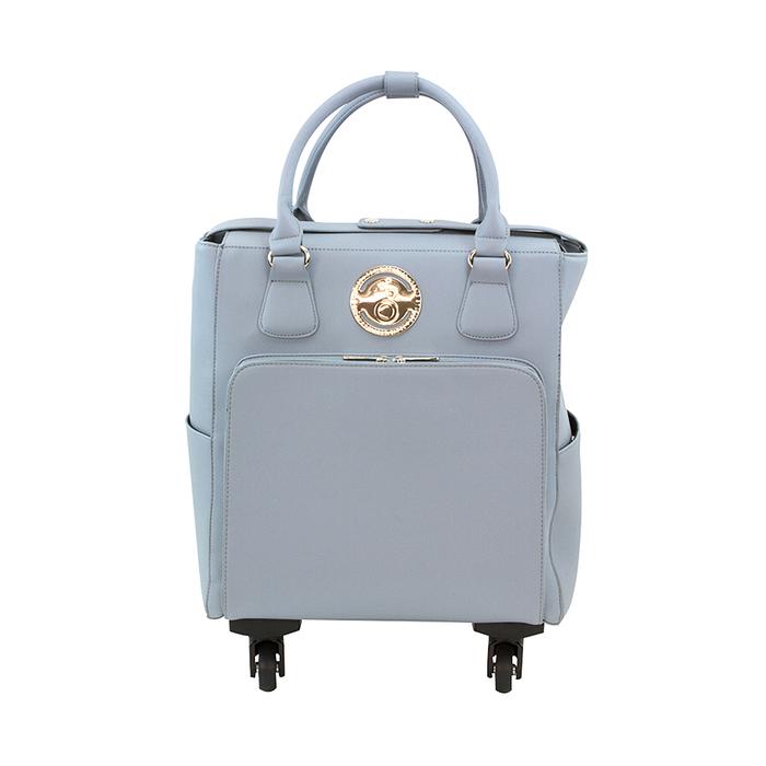 Handbag and Roller Set Balmoral Blue / Bolsa y Carrito con Ruedas Descontinuado Nuvo