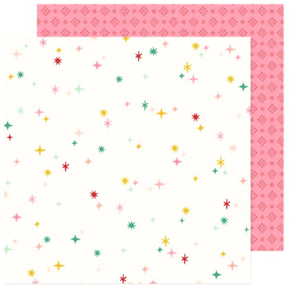 Wish List Patterned Paper / Papel Estampado Doble Cara Papel, Hojas Sueltas Crate Paper