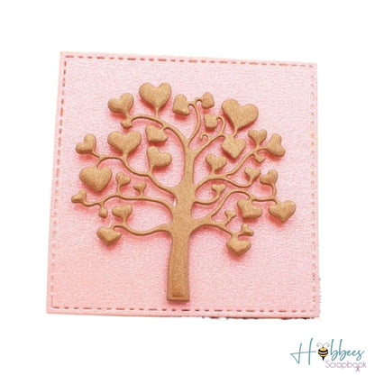 Suaje de Árbol con Corazones Dados de Corte / Suajes / Troqueles Hobbees