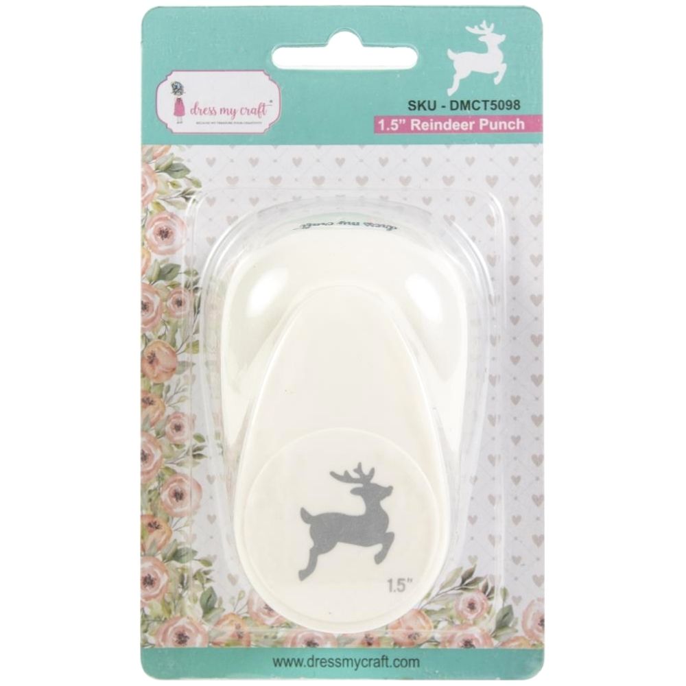 Reindeer Paper Punch 1.5" / Perforadora de Venado 3.81 cm Perforadoras Dress My Craft