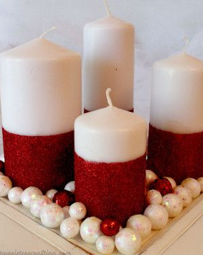 Resplendent Red Glitter Shimmer Spray / Spray de Decoración Rojo Brillante Descontinuado Krylon