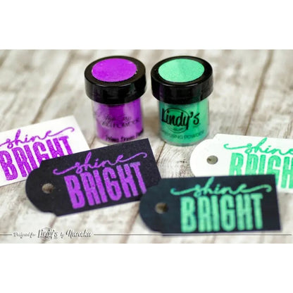 Embossing Powder Drop Dead Diva Set / 5 Polvos de Embossing Neón Polvos de Embossing Lindy&