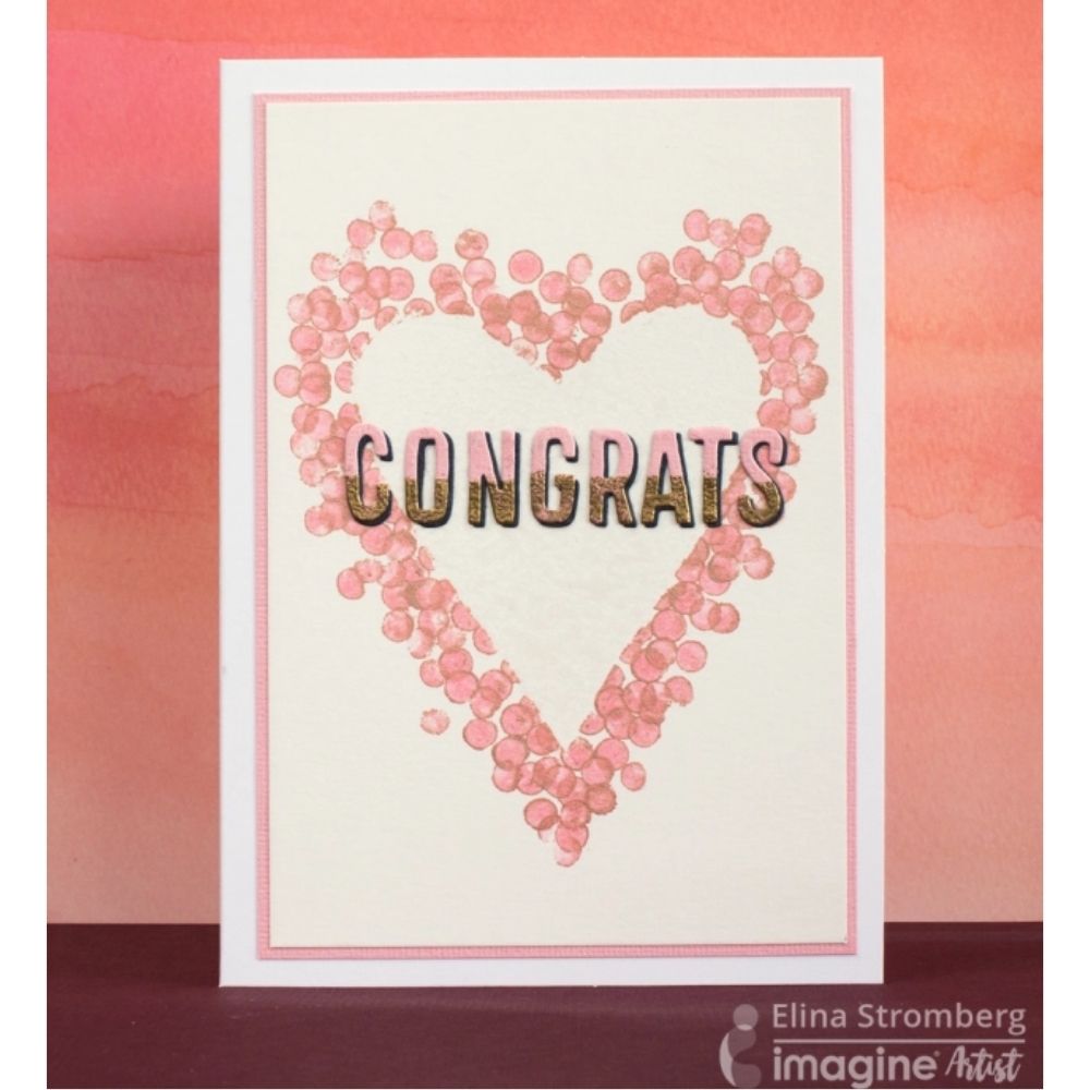 Delicata Ink Pad Rose Gold / CojÃn de Tinta Metálica Oro Rosa Tintas TSUKINEKO