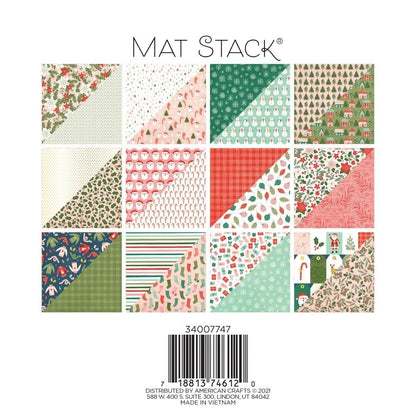 Holly Jolly 6" Cardstock / Block de Cartulina Navideña Descontinuado DCWV