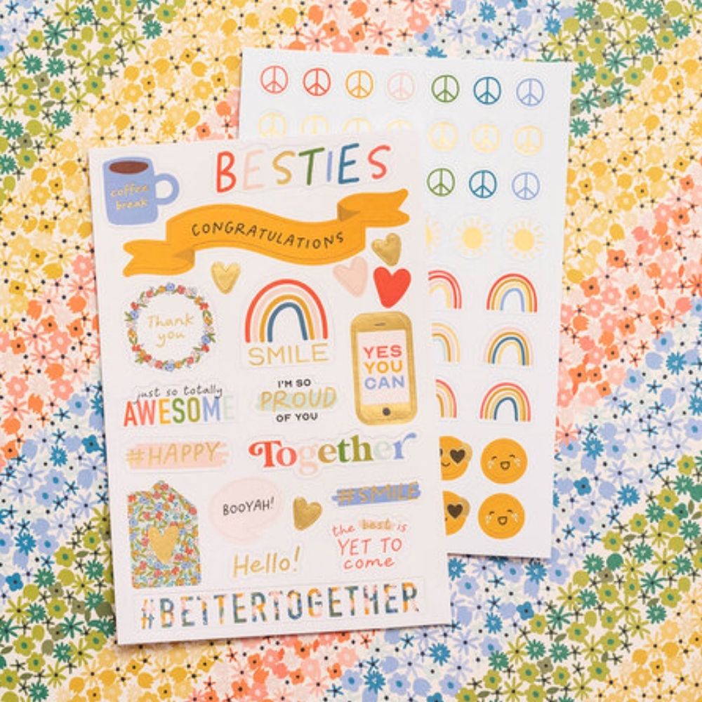 Reaching Out Stickers / Estampas de Frases Stickers American Crafts