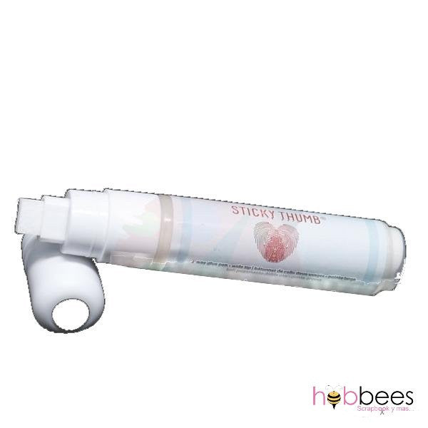 Sticky Thumb 2-way Glue Pen / Pluma de Pegamento Punta Gruesa Adhesivos / Pegamentos American Crafts