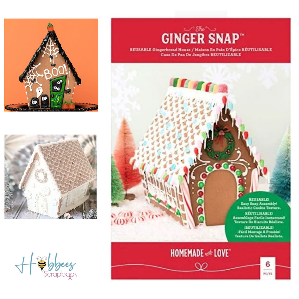 Reusable Gingerbread House Kit / Casita de Jengibre de Adorno Descontinuado Homemade with Love