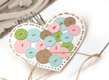 Buttons Dies / Suajes de Botones Descontinuado Elizabeth Craft Designs