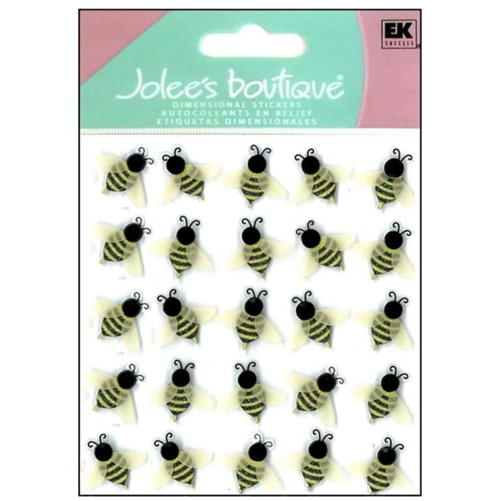 Bee Dimensional Stickers / Estampas en 3D Decorativas  Jolee&
