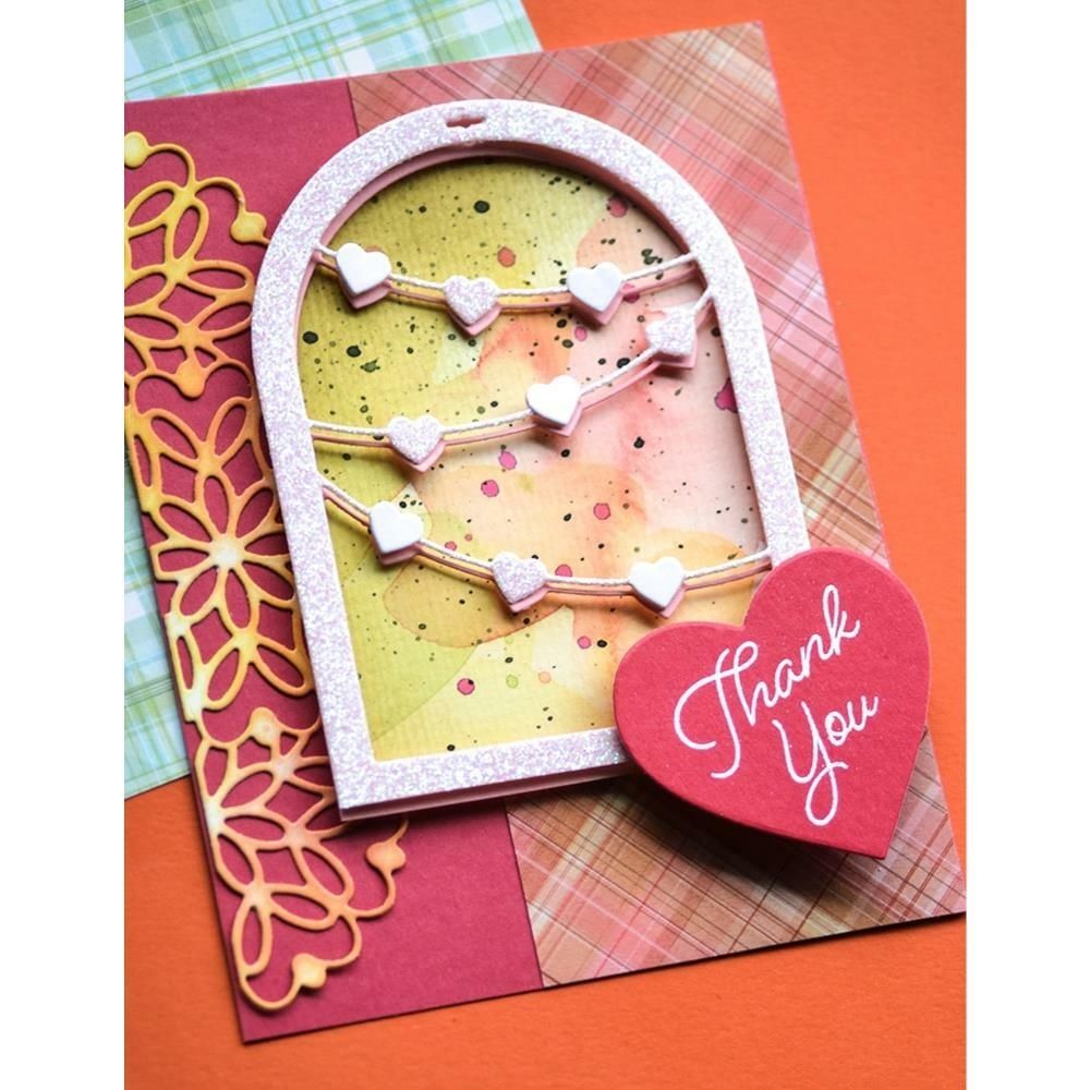 Madras Plaid Coral & Green 6" / Block de Cartulina Tartán Coral y Verde Papel Memory Box