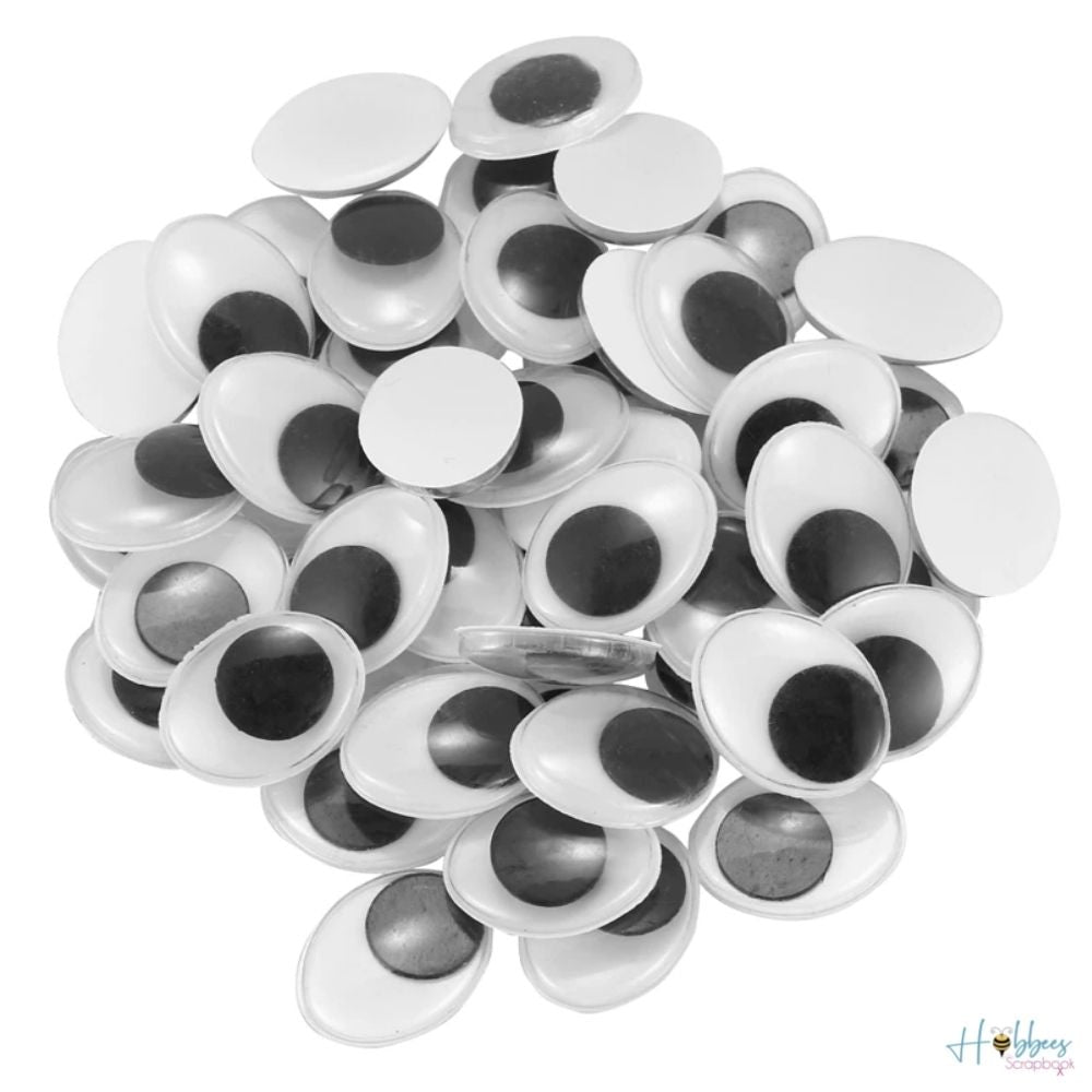 Oval Googly Eyes Assorted Pack / Paquete Ojitos Móviles