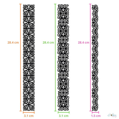 Vintage Borders Die Cut / Suajes de Bordes Antiguos Descontinuado XCut