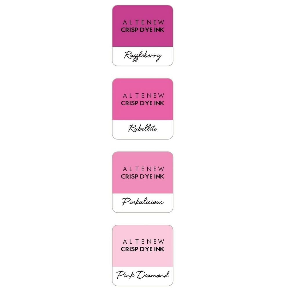Cherry Blossom Crisp Dye Ink Small Set / 4 Cojines de Tinta Rosas Descontinuado Altenew