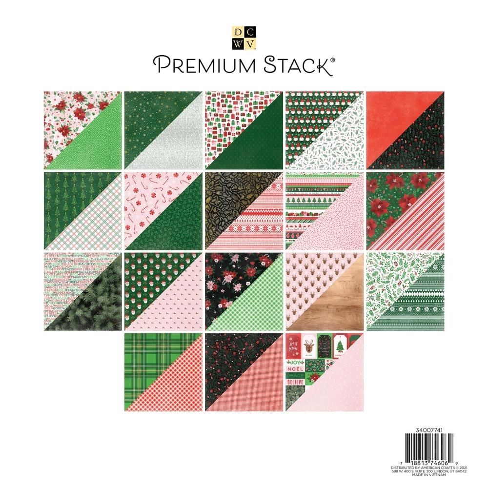 Holiday Cheer Cardstock / Block de Cartulina Navideña Descontinuado DCWV